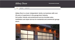 Desktop Screenshot of abbey-door.com